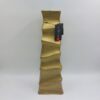 Vase niedrig, ALU Raw GOLD