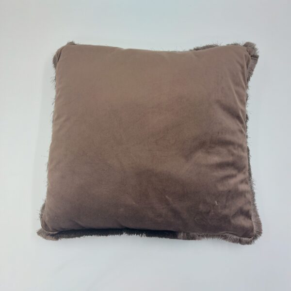 Dunkelbraun Dekorative Kissen für Wohnzimmer, Couch, Bett, Sofa / Maße: 40cm x 40cm