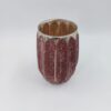 Vase,Glas,Rostrot – Bild 2