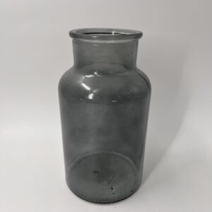 Vase, Glas, Anthrazit