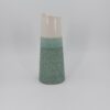 Vase / mintfarbig /cremeweiß – Bild 2