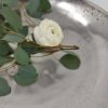 Schale mit Fuß / ALU Raw / silber – Bild 2