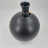 Vase / ründlich / schwarz – Bild 2