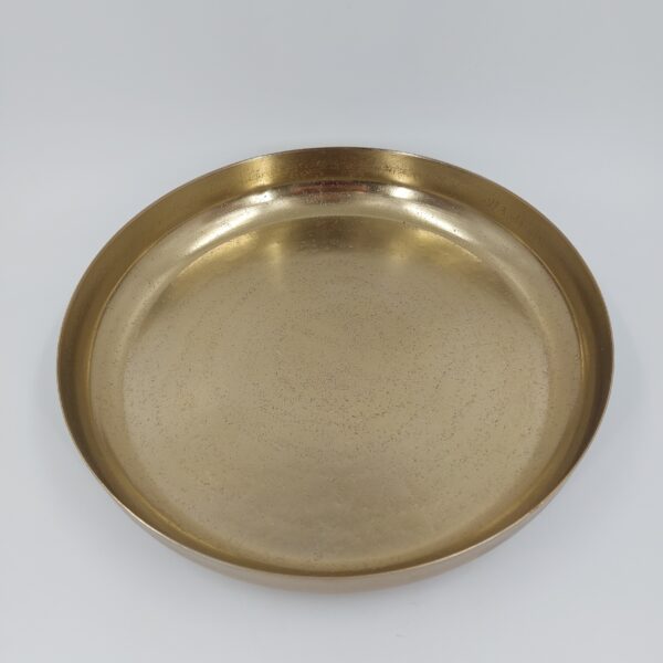 Platte / Schale / Teller aus ALU Raw / GOLD, Bronze