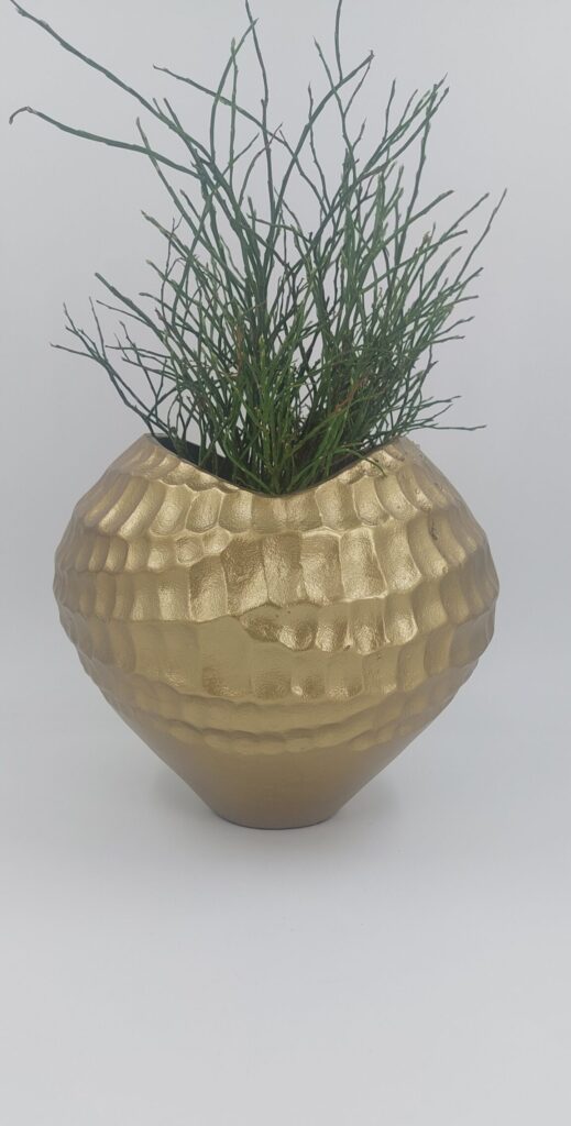 goldene Vase / ALU Raw