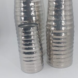 Vase / silber ALU Raw