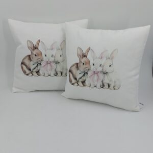 Kissen Hasen 40x40 cm mit Inlett